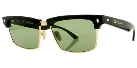 celine 40054u 30n 57 17|Celine CL40054U 30N Sunglasses in Black/Gold.